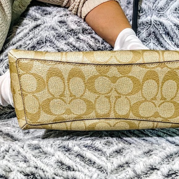 NWT - COACH MINI SAGE CARRYALL IN SIGNATURE CANVAS (F29434) - Picture 7 of 13